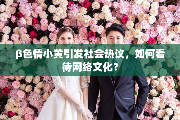 β色情小黄引发社会热议，如何看待网络文化？