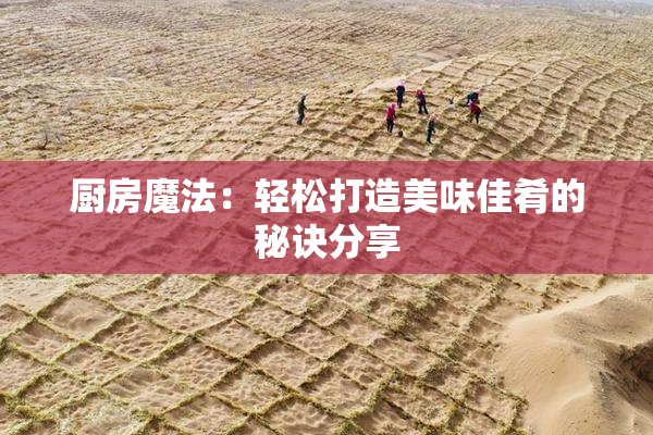 厨房魔法：轻松打造美味佳肴的秘诀分享
