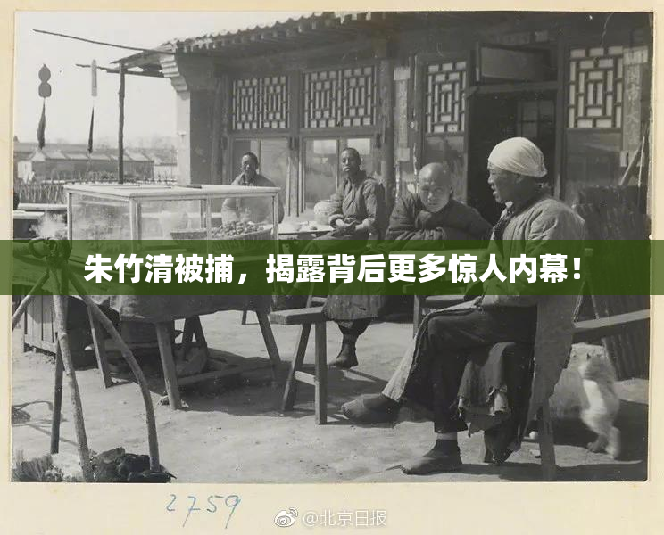 朱竹清被捕，揭露背后更多惊人内幕！