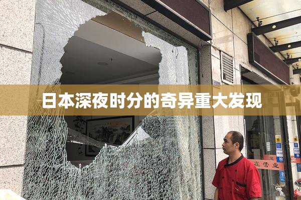 日本深夜时分的奇异重大发现