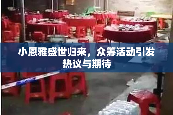 小恩雅盛世归来，众筹活动引发热议与期待