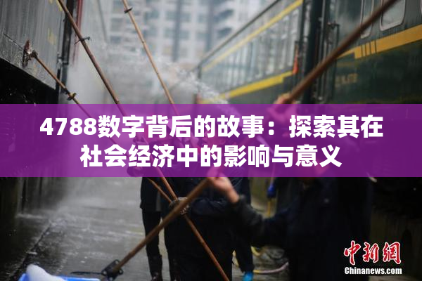4788数字背后的故事：探索其在社会经济中的影响与意义