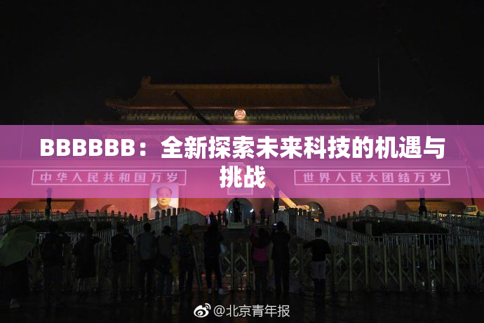 BBBBBB：全新探索未来科技的机遇与挑战