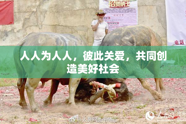 人人为人人，彼此关爱，共同创造美好社会