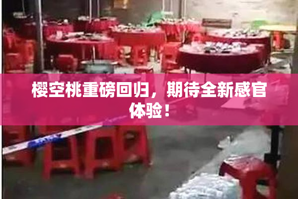樱空桃重磅回归，期待全新感官体验！