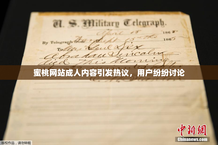 蜜桃网站成人内容引发热议，用户纷纷讨论