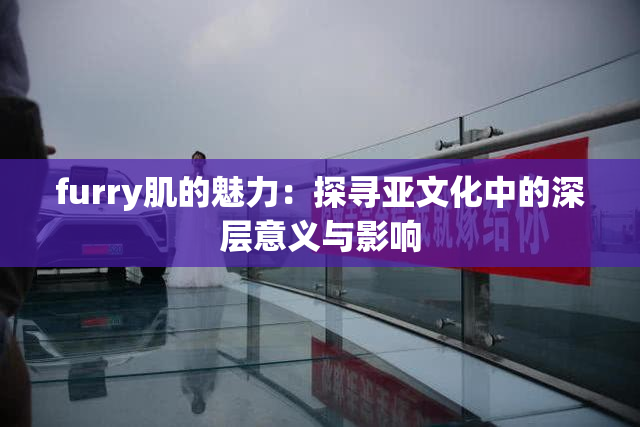 furry肌的魅力：探寻亚文化中的深层意义与影响