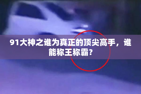 91大神之谁为真正的顶尖高手，谁能称王称霸？