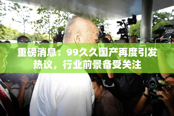 重磅消息：99久久国产再度引发热议，行业前景备受关注