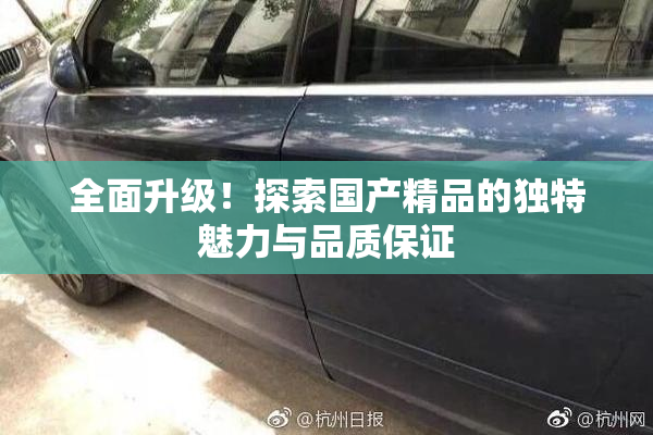 全面升级！探索国产精品的独特魅力与品质保证