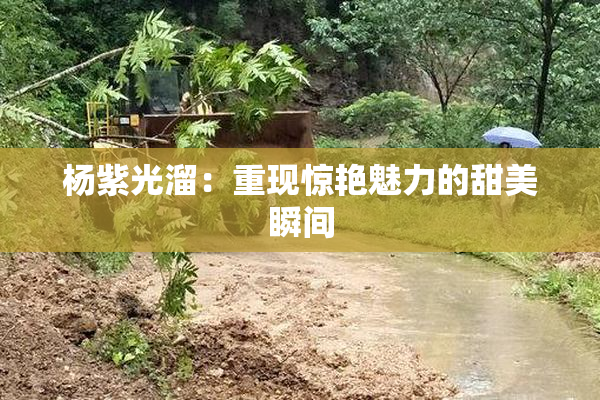 杨紫光溜：重现惊艳魅力的甜美瞬间
