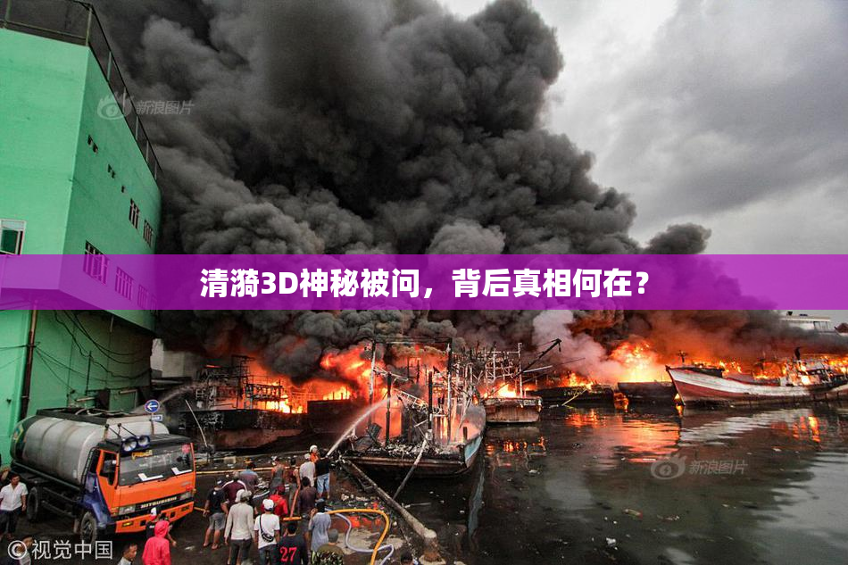 清漪3D神秘被问，背后真相何在？