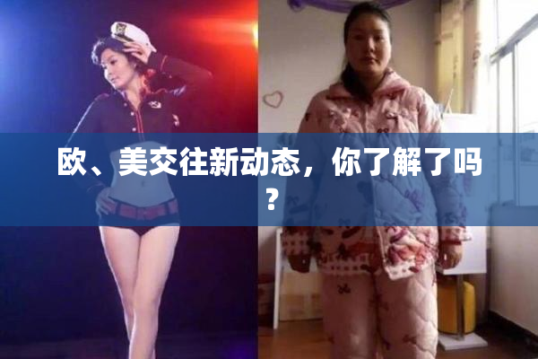 欧、美交往新动态，你了解了吗？