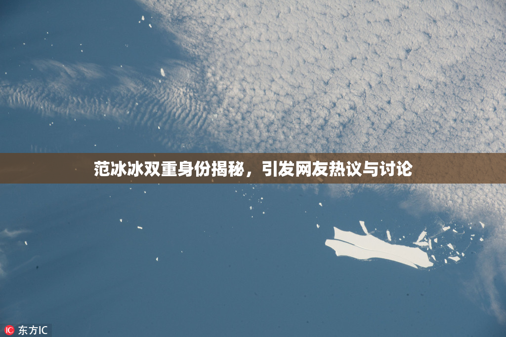 范冰冰双重身份揭秘，引发网友热议与讨论