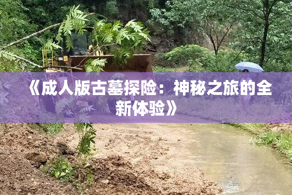 《成人版古墓探险：神秘之旅的全新体验》