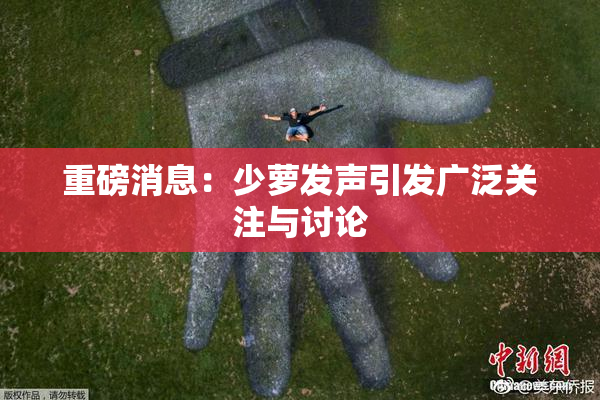 重磅消息：少萝发声引发广泛关注与讨论