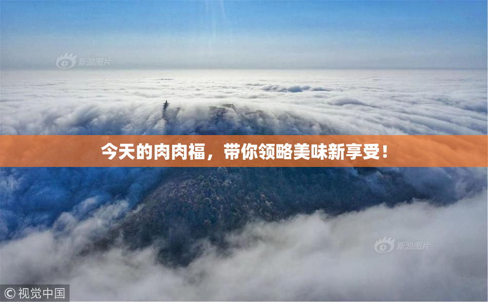 今天的肉肉福，带你领略美味新享受！