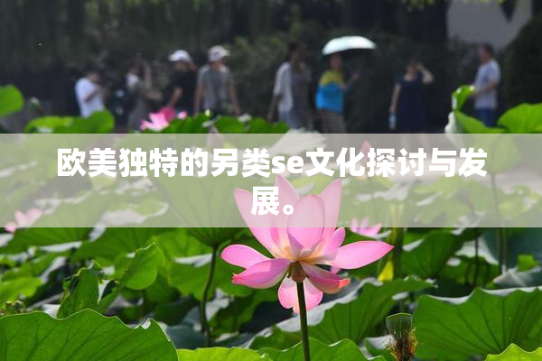 欧美独特的另类se文化探讨与发展。