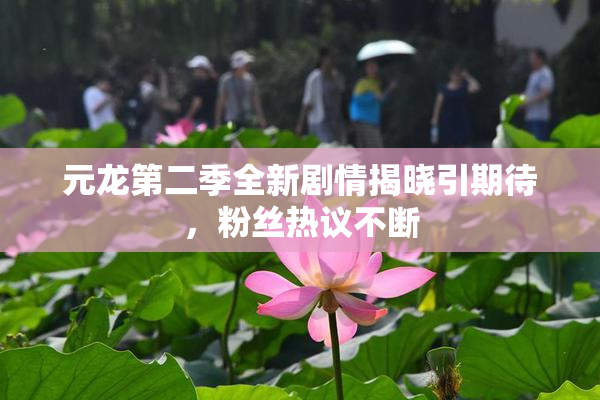 元龙第二季全新剧情揭晓引期待，粉丝热议不断