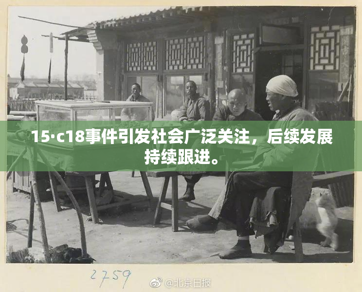 15·c18事件引发社会广泛关注，后续发展持续跟进。