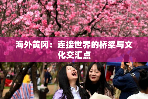 海外黄冈：连接世界的桥梁与文化交汇点