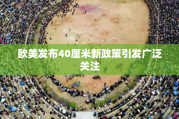 欧美发布40厘米新政策引发广泛关注