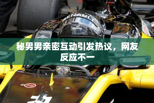 秘男男亲密互动引发热议，网友反应不一