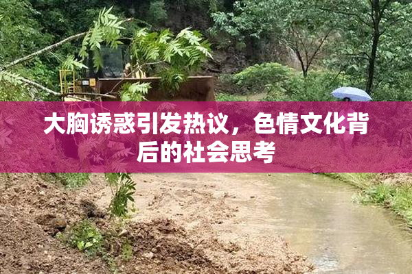 大胸诱惑引发热议，色情文化背后的社会思考