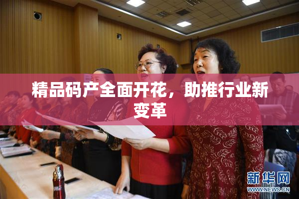精品码产全面开花，助推行业新变革