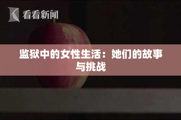 监狱中的女性生活：她们的故事与挑战