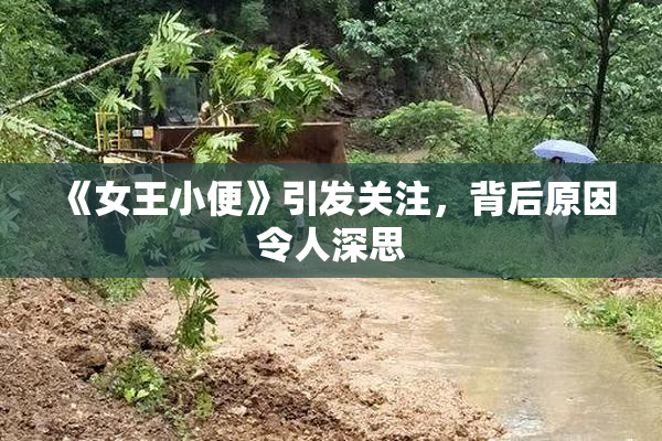 《女王小便》引发关注，背后原因令人深思