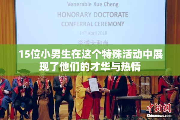 15位小男生在这个特殊活动中展现了他们的才华与热情