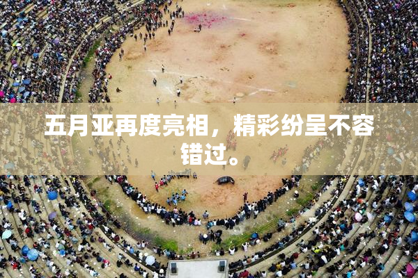五月亚再度亮相，精彩纷呈不容错过。