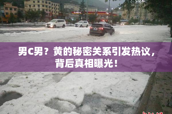 男C男？黄的秘密关系引发热议，背后真相曝光！