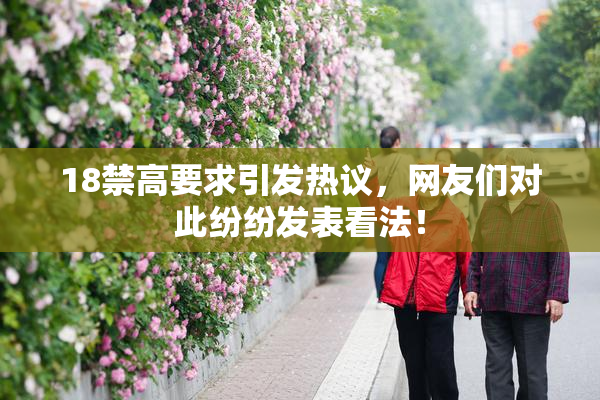 18禁高要求引发热议，网友们对此纷纷发表看法！