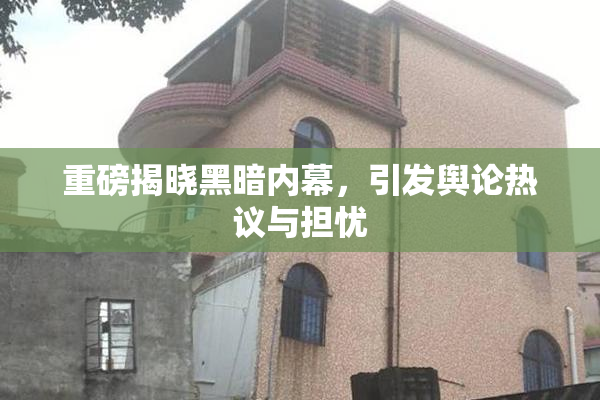 重磅揭晓黑暗内幕，引发舆论热议与担忧