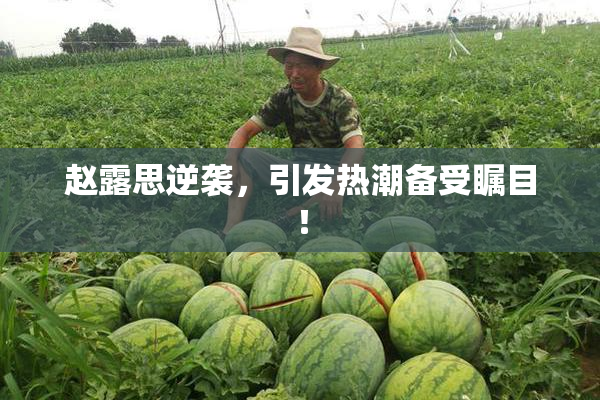 赵露思逆袭，引发热潮备受瞩目！