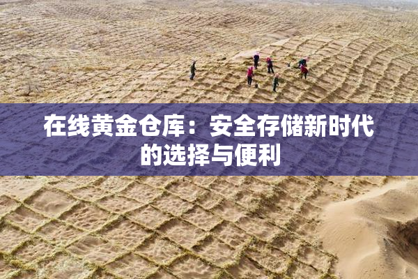 在线黄金仓库：安全存储新时代的选择与便利