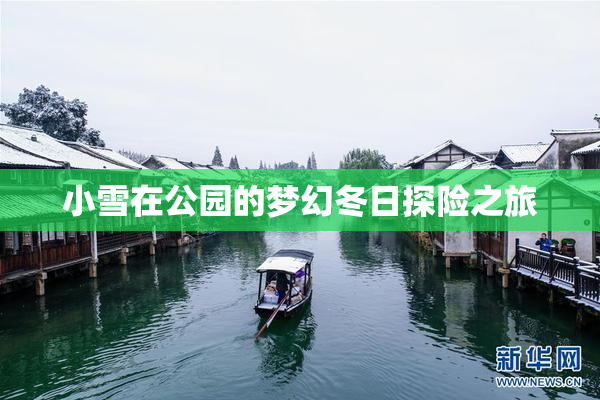 小雪在公园的梦幻冬日探险之旅