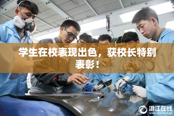 学生在校表现出色，获校长特别表彰！