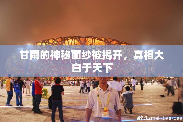 甘雨的神秘面纱被揭开，真相大白于天下