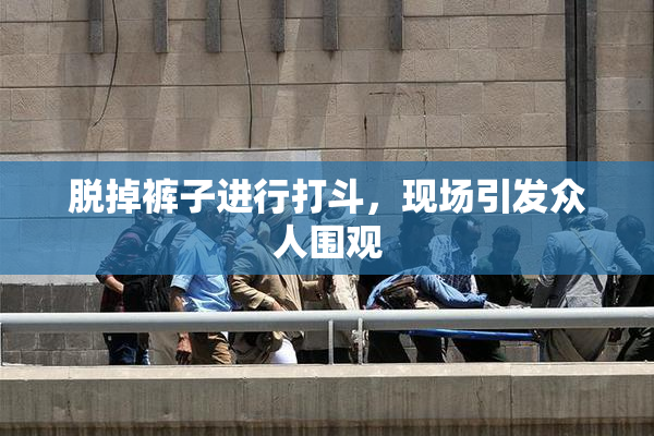 脱掉裤子进行打斗，现场引发众人围观