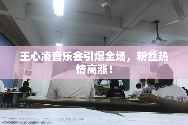 王心凌音乐会引爆全场，粉丝热情高涨！