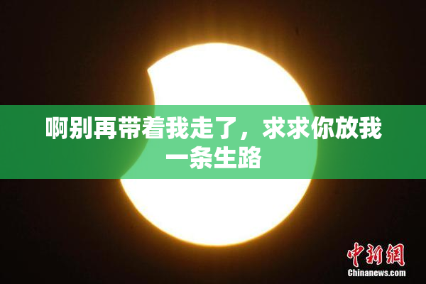 啊别再带着我走了，求求你放我一条生路