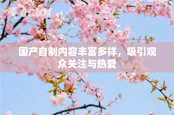 国产自制内容丰富多样，吸引观众关注与热爱