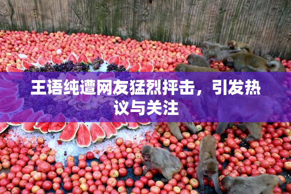 王语纯遭网友猛烈抨击，引发热议与关注
