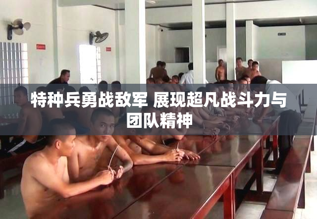 特种兵勇战敌军 展现超凡战斗力与团队精神