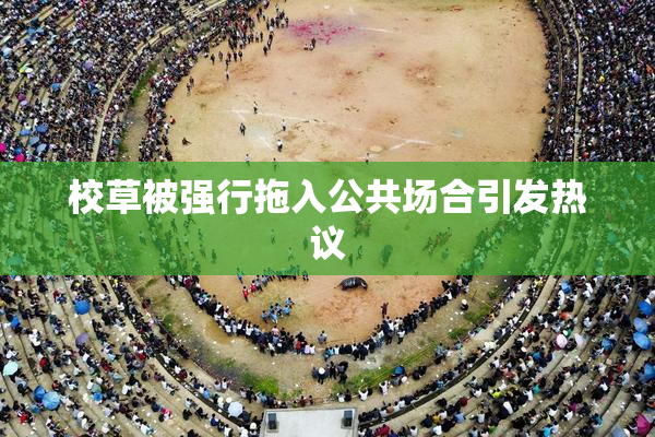 校草被强行拖入公共场合引发热议