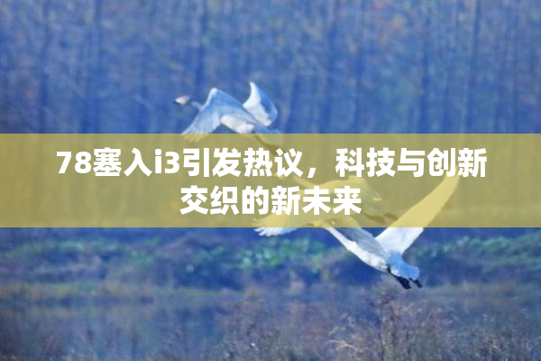 78塞入i3引发热议，科技与创新交织的新未来