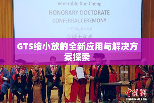 GTS缩小放的全新应用与解决方案探索